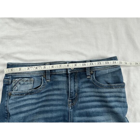 Buckle Black No. 53 Bootcut Jeans Size 28x36 Tall, Medium Wash Wisker Fading - Picture 6 of 10